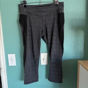Lucy Charcoal and Black Leggings